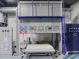 黃色精密陶瓷漏斗零件燒結爐